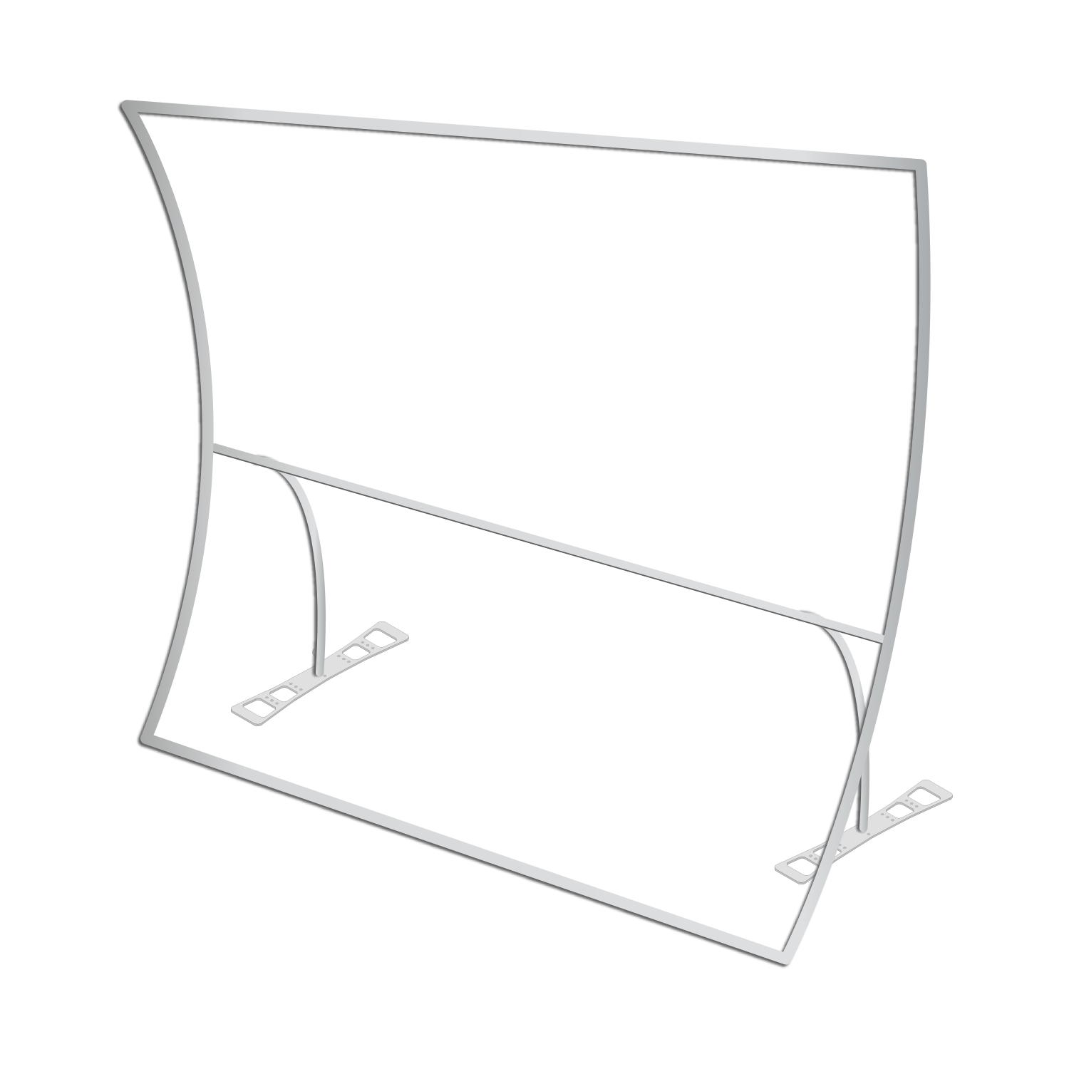 Frame Kit -10' FabLite Ginger Vertical Curved Tubular Display (AB2053N-FX)