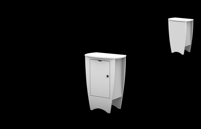 Hummingbird 39" Tapered Rental Counter (RTCT107)