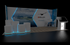 10' x 20' Custom EdgeLit Exhibit w/ Interactive Kiosk and Product Pedestals (ID0532)