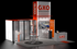 20' x 20' DesignLine Backlit Exhibit w/ Tower 3D Branding and Semi-Private Meeting Room (ID0554)