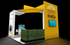 20' x 20' Custom Backlit Island Exhibit w/ Presentation Areas and Walk-In Storage (ID0571)