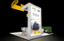20' x 20' Custom Backlit Island Exhibit w/ Presentation Areas and Walk-In Storage (ID0571)