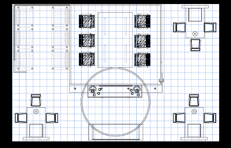 20' x 30' Island Exhibit w/ Private Conference Room and Multiple Demo Kiosks (ID0575)