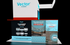 20' x 30' Product Island Exhibit w/ Media Storage Tower and BackLit Kiosks (ID0582)