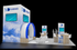 20' x 30' Custom Island Exhibit w/ Architectural Back Wall and Product Feature Display (ID0583)