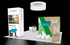 30' x 30' Meeting-Focused Exhibit w/ Semi-Private Conference Room and Demo Stations (ID0590)