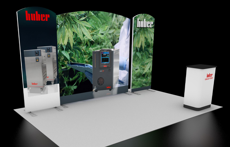 10' x 20' Scalable Backlit FabLite Portable Display w/ RollOne Counter Conversion (ID0605)