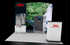 10' x 10' Scalable Backlit FabLite Portable Display w/ RollOne Counter Conversion (ID0606)