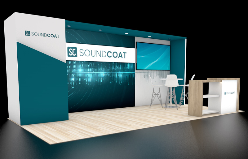 10' x 20' Scalable Backlit Display w/ Walk-In Storage and Presentation Area (ID0619)
