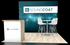 10' x 10' Scalable Backlit DesignLine Display w/ Meeting Area and Reception Counter (ID0620)