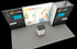10' x 20' Scalable Portable Backlit Display w/ Walk-in Storage and Presentation Screens (ID0628)