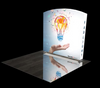 8' FabLite Milano Arched Double-Sided Backlit Portable Exhibit (AB2072N)