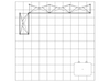 10' SPlus Single Corner SEG Fabric Pop-up Exhibit w/ Counter (DL31833N)