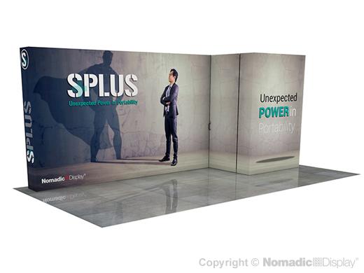 20' SPlus SEG Fabric Pop-up w/ Walkin Storage (AB11941N)