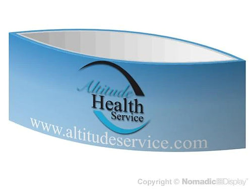 10.5' Oval Fabric Structure Hanging Sign (AB0308N)