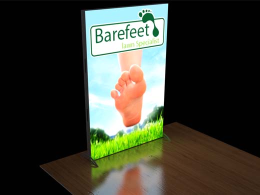 5’2" LightWall Backlit Kiosk (AB0537N)