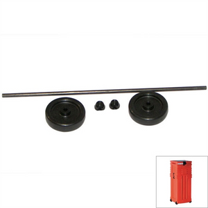 Rolluxe Case Repair Kit (2 Wheels, 4 Spacers, 1 Axle & 2 Caps)