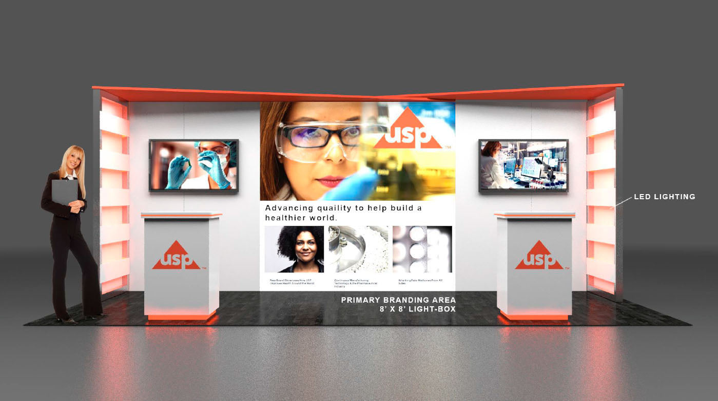 10' x 20' Custom Inline Display (ID0325)