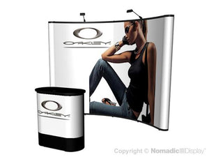 10' Instand Curved Pop up Booth