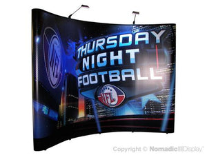 10' Instand Curved Pop up Booth