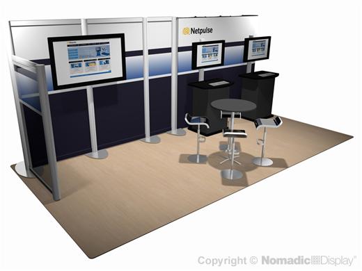 20' DesignLine Inline Modular Booth